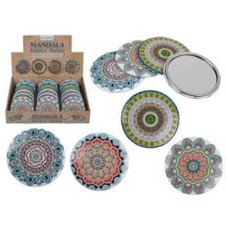 Obrázek z Zrcátko mandala 7cm, 4dr (24) 